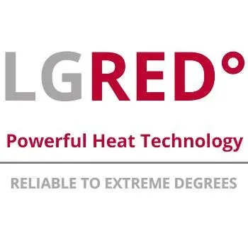 LG RED powerful heat technology